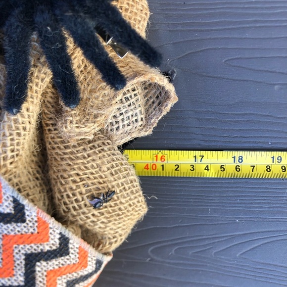 Handmade Halloween Burlap Wreath with Witch - Picture 12 of 12